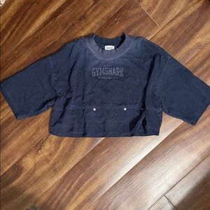 Gymshark Navy Crop Top